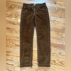 Hudson Jeans Corduroy Trouser Pants in brown tan